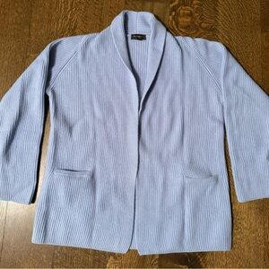 Rani Arabella Light Blue Women's Open Cashmere Cardigan